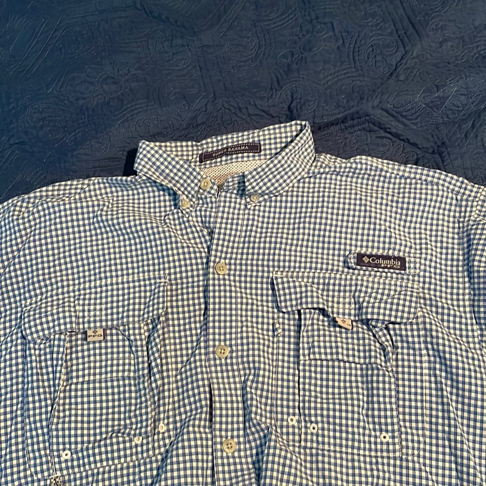 Blue black plaid super Bahama xl pfg